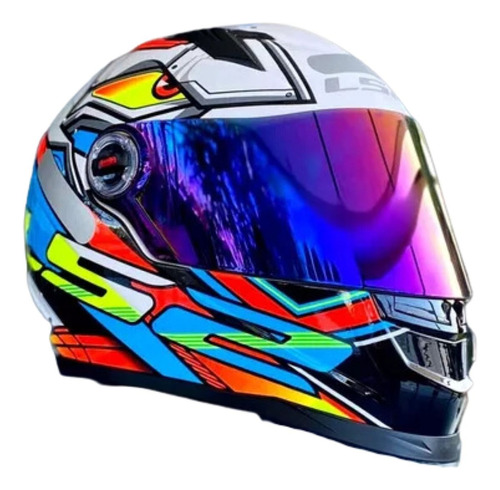 Capacete Ls2 Ff358 Classic Xdron Neon Orange 