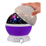 Proyector Lámpara De Estrellas Giratorio Violeta Star Master Color De La Pantalla Negro 110v