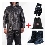 Conjunto Impermeable Con Zapatones Guantes Y Obsequio