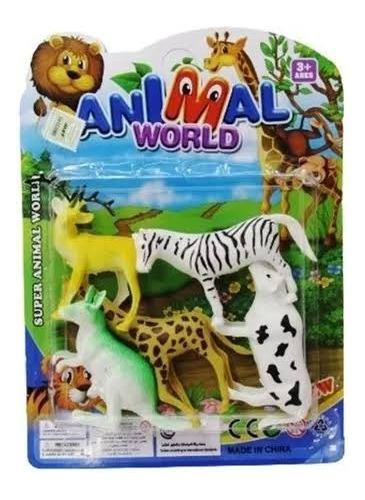 Animal World Set X5 Animales Salvajes 50368