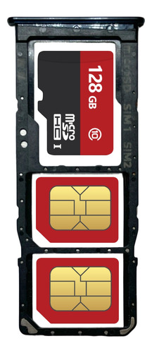 Bandeja Porta Sim Chip Card Compatible Samsung Galaxy A30s