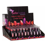 24 Batom Hidratante Matte Nude Bella Femme Atacado Revenda