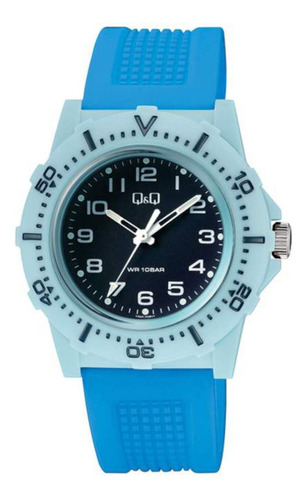 Reloj Para Hombre Q&q V32a V32a-008vy Azul