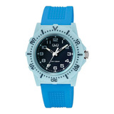 Reloj Para Hombre Q&q V32a V32a-008vy Azul