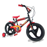 Bicicleta Rodado 16 Bmx Unisex Rueda Maciza Niños Del Tomate Color A Eleccion