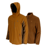 Chaqueta 3 En 1 Terranova Hombre Bronce Doite