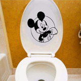 Adesivo Parede Banheiro Vaso Sanitário Disney Mickey Minnie