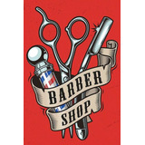 Placa Quadro Decorativo Barbearia 20x30 Ps1mm Barber1