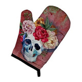 Guante De Horno Con Calaveras Del Día De Los Muertos