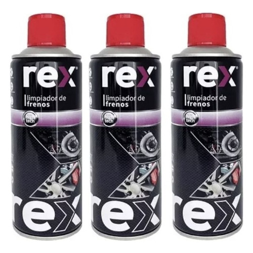 X3 Spray Lubricante Limpiador De Freno 450 Ml Rex