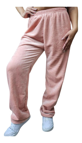 Pantalon Pijama Polar Soft Simil Peluche Unisex Calentitos