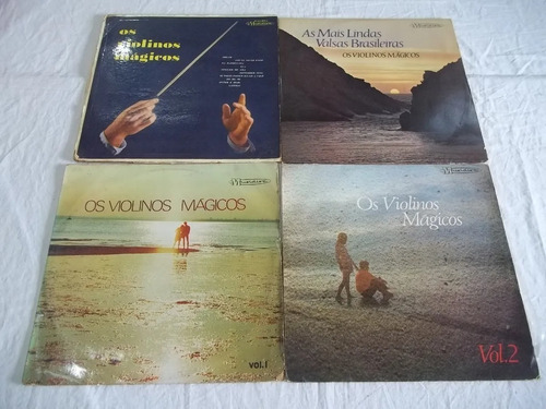 Lp Vinil  Os Violinos Magicos - 4 Discos