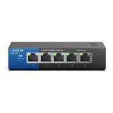 Switch Linksys De Mesa 5 Puertos Metalico Lgs105