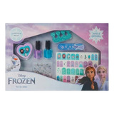 Frozen Set De Uñas Con Esmaltes Y Adhesivos En Caja 54302