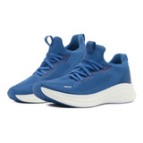 Tenis Charly Deportivo Casual Sneakers Pfx Azul Rey 22-26