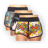 Kit 05 Shorts Grande Suple Moda Praia Fitnes Coloridos Calor