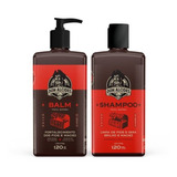 Kit Shampoo E Balm Para Barba Barba Negra Don Alcides