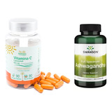 Vitamina C Liposomal 600 Mg + Swanson  Aswagandha + Envio!!