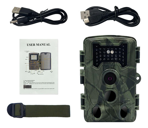 Trail Camera 16mp 1080p Fhd 2.0 Pulgadas Lcd Ip54 Cámara De