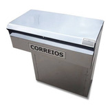 Caixa De Correio Inox Modelo L Para Muro