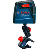 Nivel Laser Bosch Gll2-12 Rojo 2 Lineas Cruzadas 12m + Base