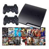 Sony Playstation 3 + 2 Controles + 100 Jogos 