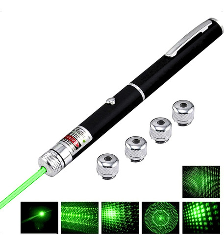 Caneta Laser Pointer Ultra Forte Verde Alcance 500 Metros