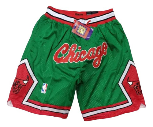 Short Nba Basquet Bermuda Bulls Verde