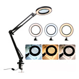 Lampara Luz Led Lupa 10x Brazo Extensible Cosmetologia S.