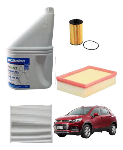 Kit Cambio De Aceite Y Filtros Chevrolet Tracker 1.8