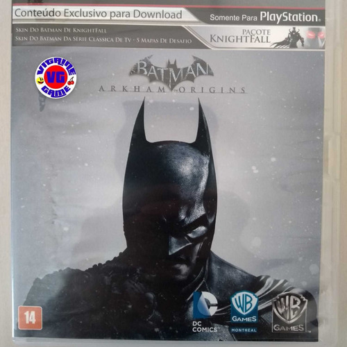 Batman Arkham Origins Ps3 Midia Fisica