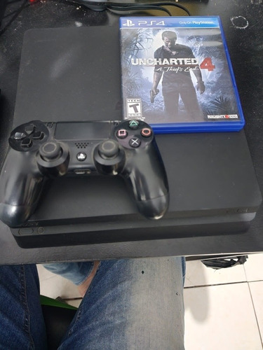 Sony Playstation 4 Slim Ou Ps4 Slim 1 Controle E 1 Jogo Top 