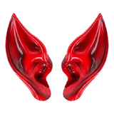 Latex Elf Ear / Fake Ear / Halloween Cosplay Rojo