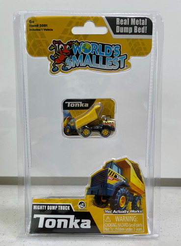 Tonka Mighty Dump Truck Worlds Smallest Hasbro 2022