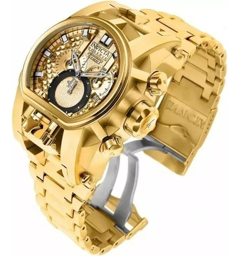 Relógio Invicta Zeus Magnum Banhado A Ouro 18k Original Luxo