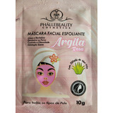 Mascara Facial Esfoliante Argila Rosa - 10gr - Phállebeauty 