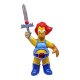 Homer Simpson Parodia Leon-o Thundercats Figura Resina 14cm 