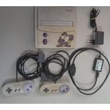 Super Nintendo Baby Completo + 21 Jogos Funcionando