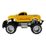 Carrinho Pick Up Controle Remoto 4 Funcoes 1:24 Amarelo