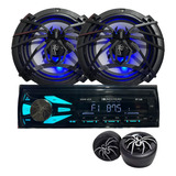 Estereo Bluetooth+bocinas 6.5+tweeter Sounstream