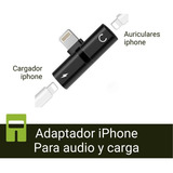 Adaptador 2x1 Para iPhone - Carga Y Auriculares