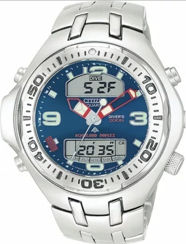 Elógio Citizen Aqualand C506 Jp1080-55l Azul Raríssimo