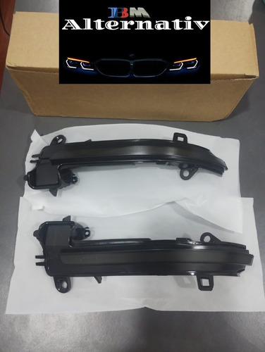 Par Luz Giro Led Dinmico Espejo Bmw S1a4 F22 F30 Negro Fume Foto 8