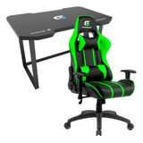 Kit Mesa Escrivaninha Gamer + Cadeira Fortrek Base Ajustável