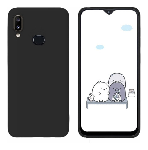 Capa Para Samsung Galaxy A10s Tela 6,2 Fina Fosca +pelicula 