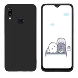 Capa Para Samsung Galaxy A10s Tela 6,2 Fina Fosca +pelicula 