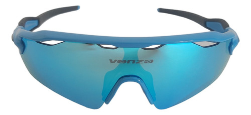 Gafas Venzo Deportiva Vz20-f27-015 Azul Lente Cambiable