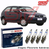 Jogo Vela Bosch Sp34 Gol G2 1.0 8v Gasolina Gás 54cv 96-99