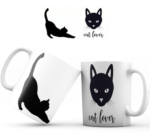 Mug Taza Gato Kawaii Tierno Felino Regalo Pocillo  095