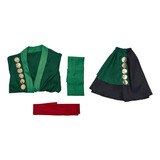 Kimono Lolita Para Cosplay Femenino De Zoro Roronoa